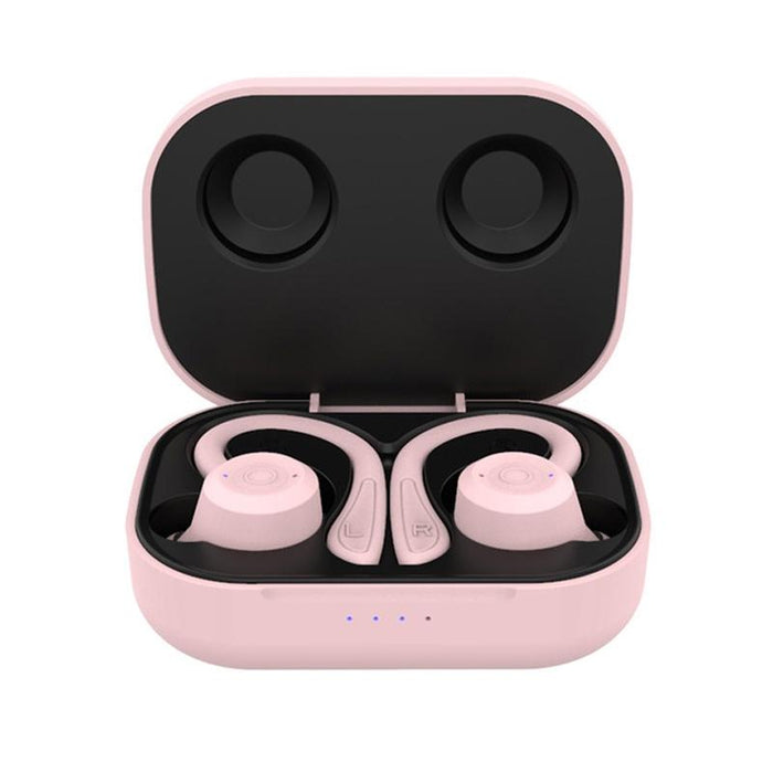 T20 Tws Bluetooth Hooks Wireless Sports With Charging Box Ipx6 Waterproof Noise-Cancelling Earphones