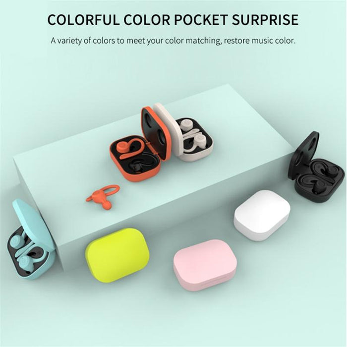 T20 Tws Bluetooth Hooks Wireless Sports With Charging Box Ipx6 Waterproof Noise-Cancelling Earphones
