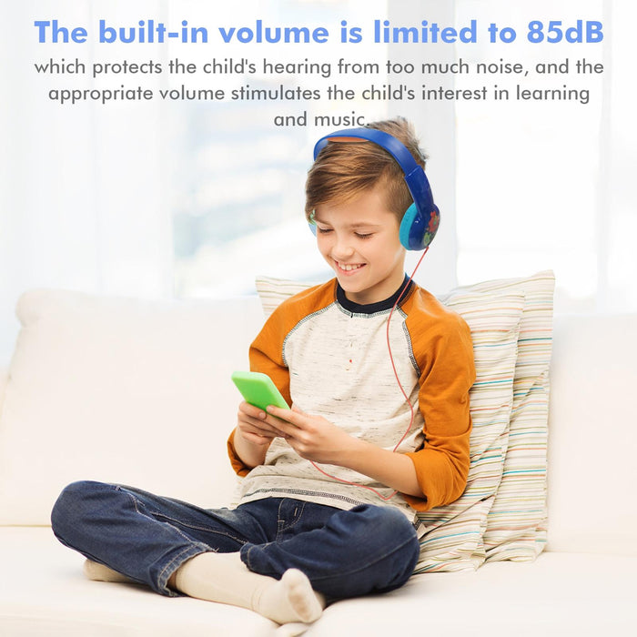 Portable Children's Wired Headphones Cute & Educational