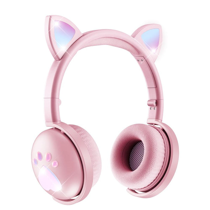 7.1 Surround Sound Cat Ear Gaming Headset With Mic