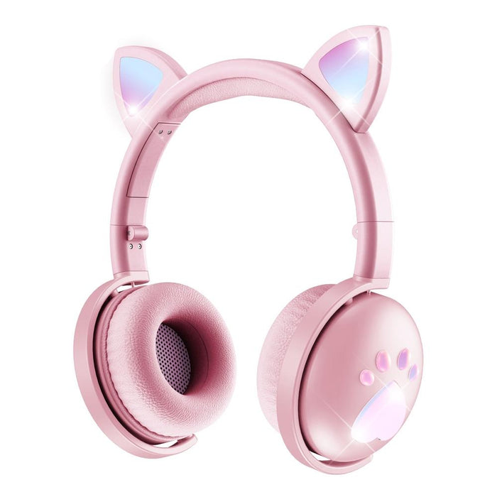 7.1 Surround Sound Cat Ear Gaming Headset With Mic