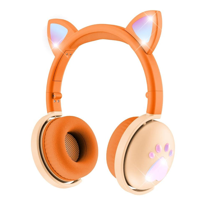 7.1 Surround Sound Cat Ear Gaming Headset With Mic