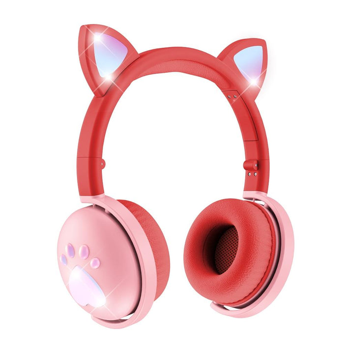 7.1 Surround Sound Cat Ear Gaming Headset With Mic