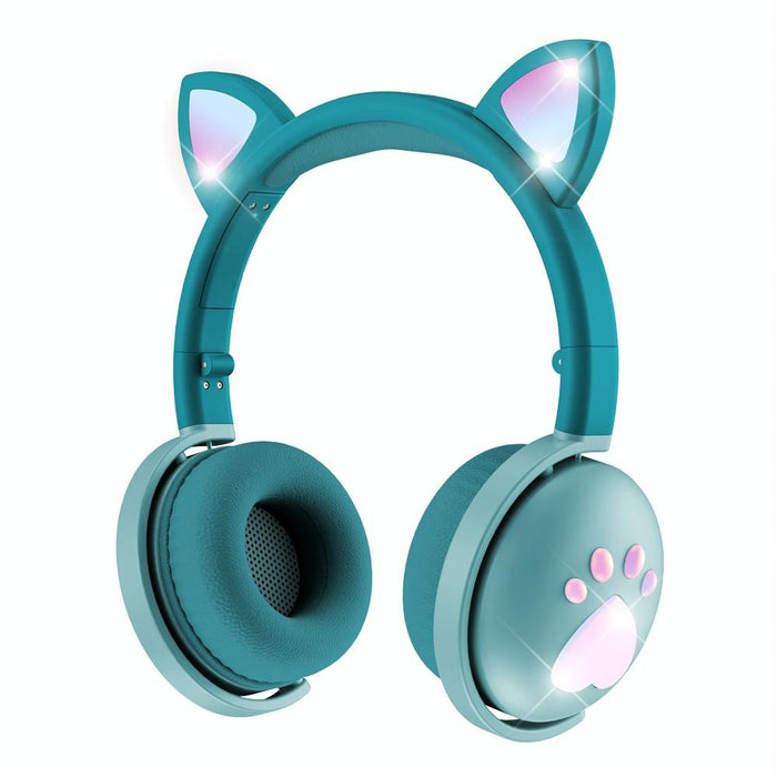 7.1 Surround Sound Cat Ear Gaming Headset With Mic