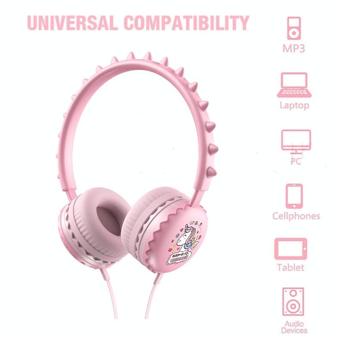 Cartoon Stereo Headphones With Mic Y19