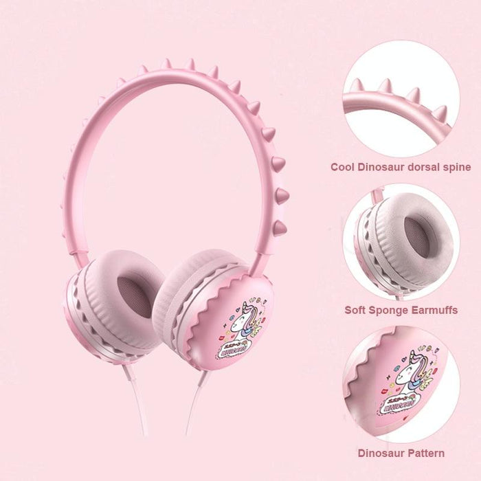 Cartoon Stereo Headphones With Mic Y19