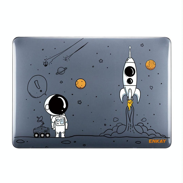 For Macbook Pro 13.3 Inch A2251 / A2289 / A2338 2020 Spaceman Pattern Laotop Protective Crystal Case