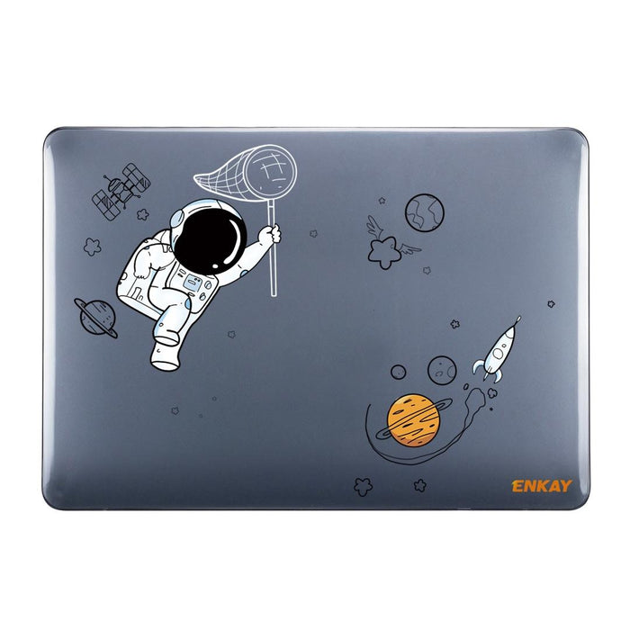 For Macbook Pro 13.3 Inch A2251 / A2289 / A2338 2020 Spaceman Pattern Laotop Protective Crystal Case