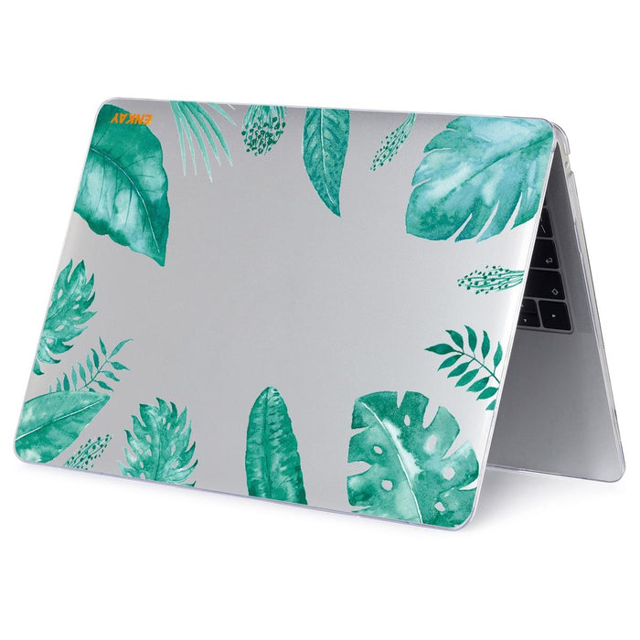 For Macbook Air 13.3 Inch A1932 2018 Forest Series Pattern Laptop Protective Crystal Case