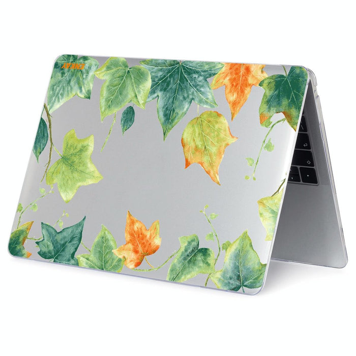 For Macbook Air 13.3 Inch A1932 2018 Forest Series Pattern Laptop Protective Crystal Case