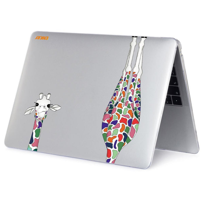 For Macbook Air 13.3 Inch A1932 2018 Forest Series Pattern Laptop Protective Crystal Case