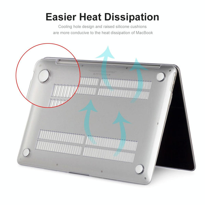 For Macbook Air 13.3 Inch A1932 2018 Forest Series Pattern Laptop Protective Crystal Case