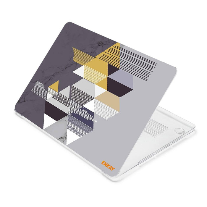 For Macbook Pro 16.2 Inch A2485 2021 / A2880 2023 Geometry Pattern Laotop Protective Crystal Case
