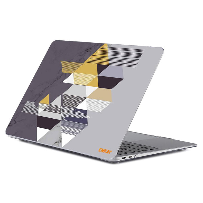 For Macbook Pro 16.2 Inch A2485 2021 / A2880 2023 Geometry Pattern Laotop Protective Crystal Case