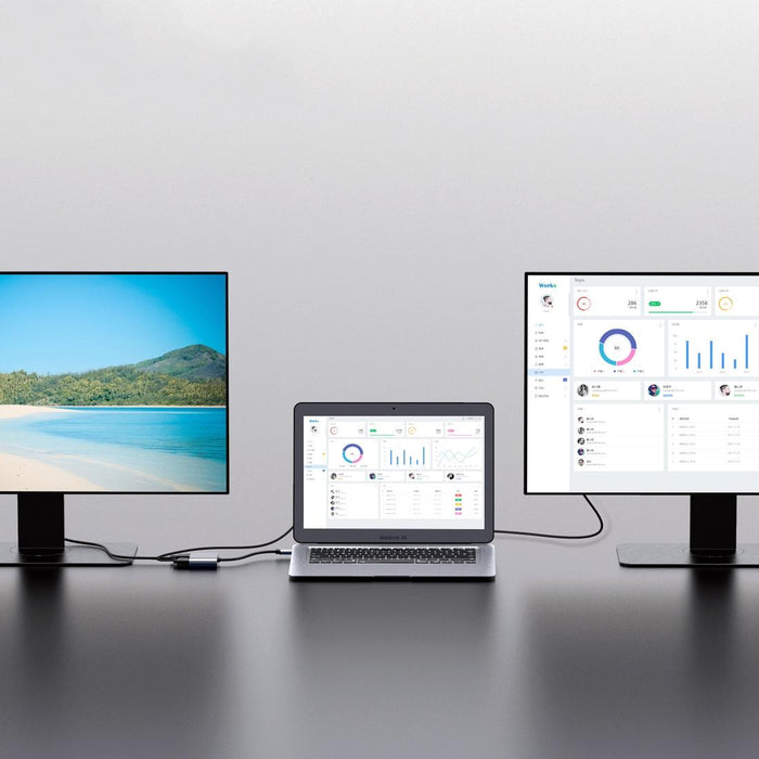 3-In-1 Usb Hub Adapter Hdmi Vga Audio