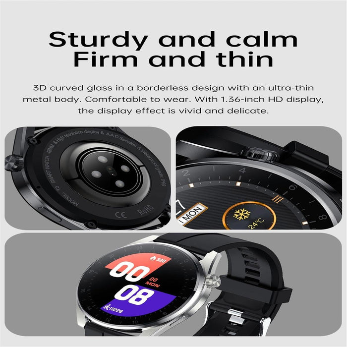 Ip68 Silicone Smart Watch Colour Screen