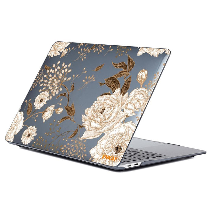 For Macbook Pro 13.3 Inch A2251 / A2289 / A2338 2020 Vintage Pattern Series Laotop Protective Crystal Case