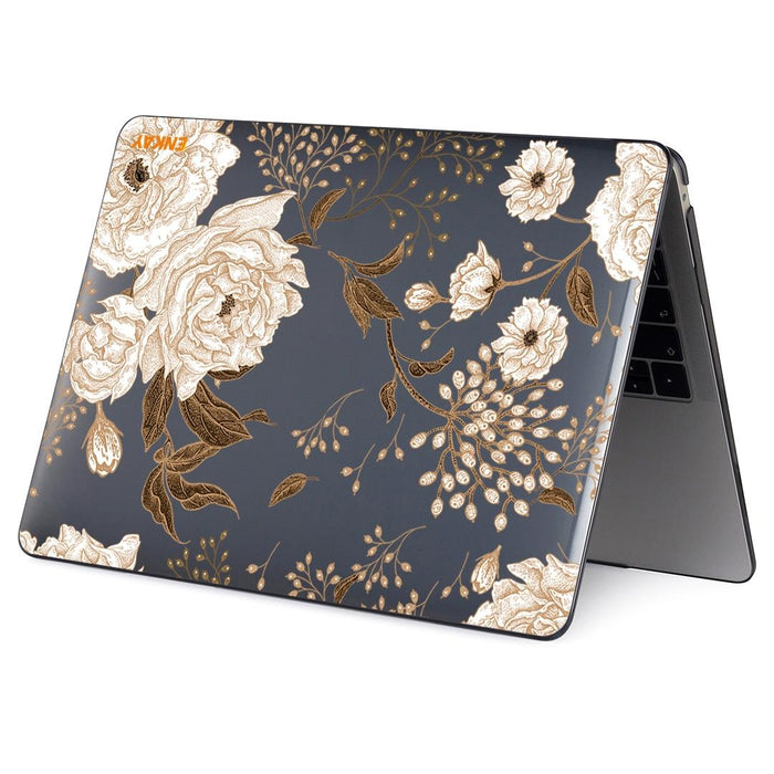 For Macbook Pro 13.3 Inch A2251 / A2289 / A2338 2020 Vintage Pattern Series Laotop Protective Crystal Case