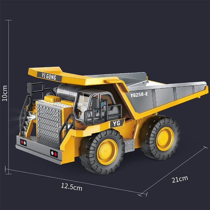 2.4G Rc 9-Ch Cargo Construction Truck 1:24 Multi-Function Dumper