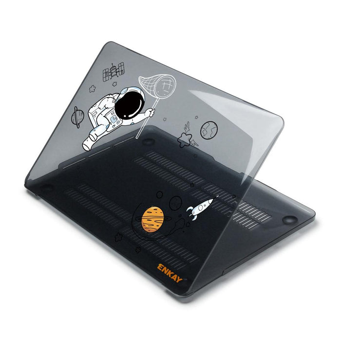 3 In 1 Spaceman Pattern Laotop Protective Crystal Case With Tpu Keyboard Film / Anti-Dust Plugs Version - Eu