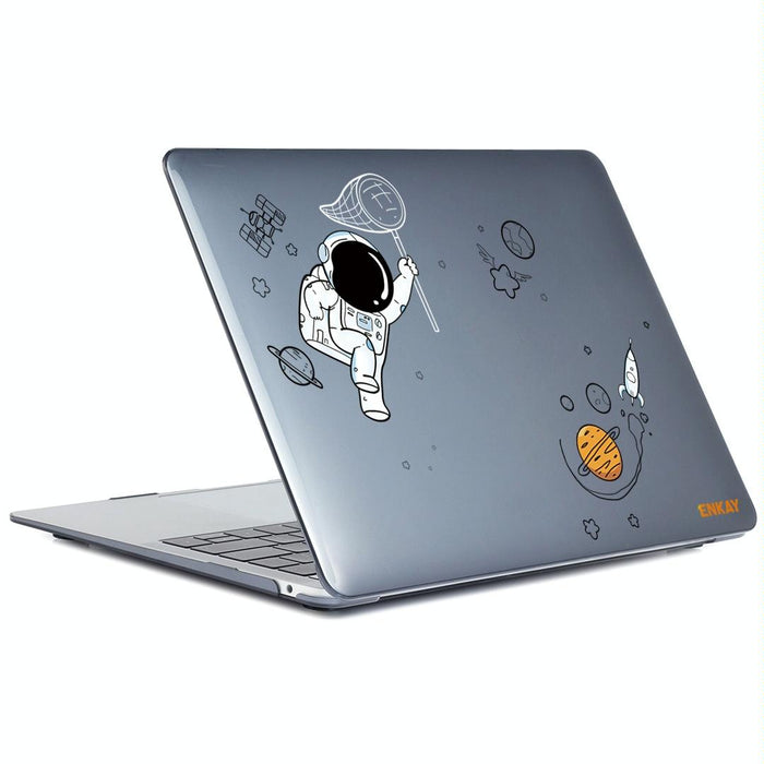 For Macbook Pro 16.2 A2485 / A2880 2023 3 In 1 Spaceman Pattern Laotop Protective Crystal Case With Tpu Keyboard Film / Anti-Dust Plugs Version - Eu