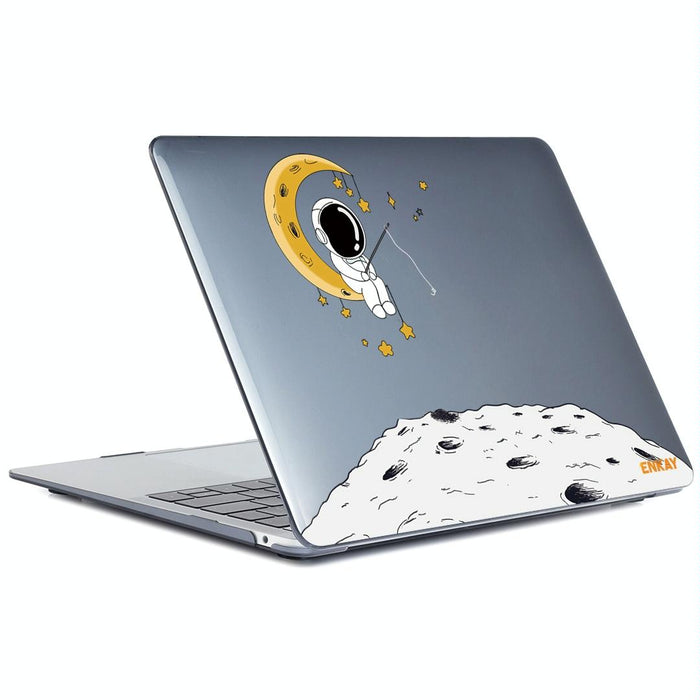 For Macbook Pro 16.2 A2485 / A2880 2023 3 In 1 Spaceman Pattern Laotop Protective Crystal Case With Tpu Keyboard Film / Anti-Dust Plugs Version - Eu