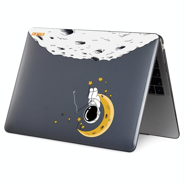 For Macbook Pro 16.2 A2485 / A2880 2023 3 In 1 Spaceman Pattern Laotop Protective Crystal Case With Tpu Keyboard Film / Anti-Dust Plugs Version - Eu