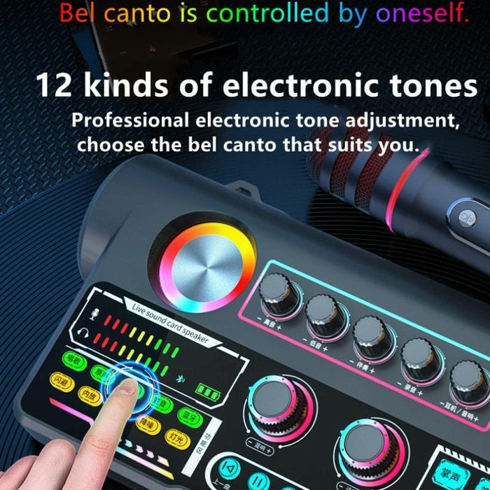 Versatile Bluetooth Sound Card For Singing And Recording