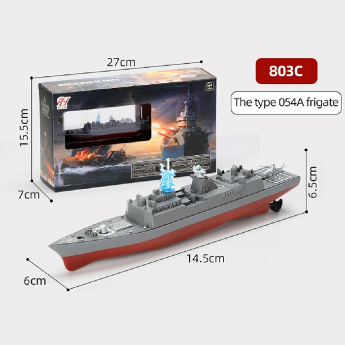 2.4G Remote Control Warship Simulation Ship