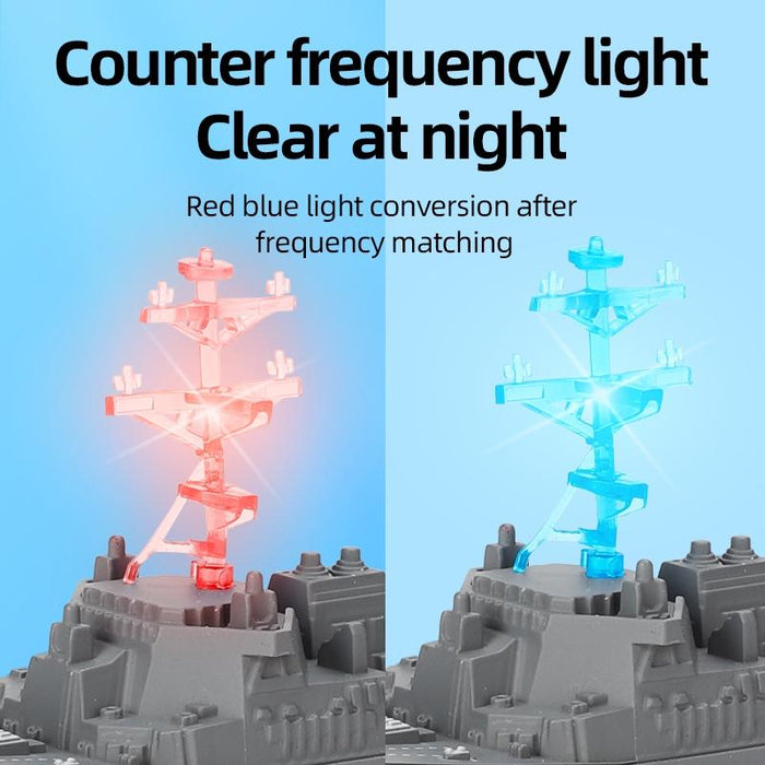 2.4G Remote Control Warship Simulation Ship