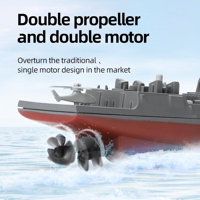 2.4G Remote Control Warship Simulation Ship
