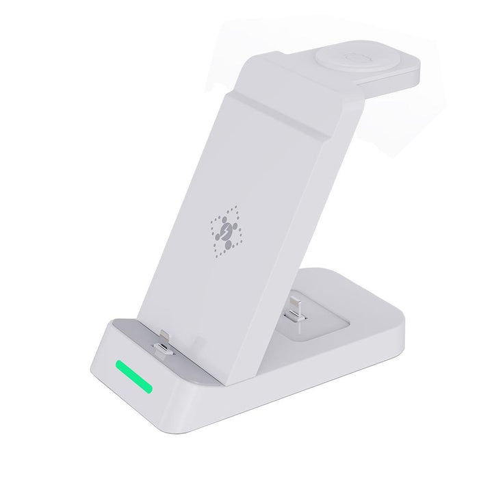 18W 3 In 1 Wireless Charger Stand For Iphone & Apple Watch