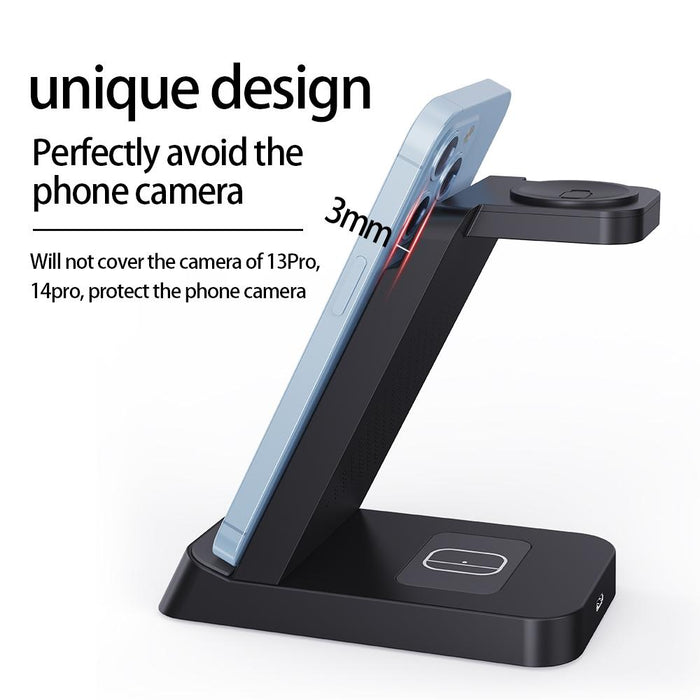 15W Qi Wireless Charger Stand For Iphone Iwatch Airpods