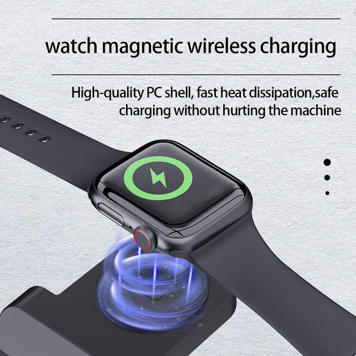 15W Qi Wireless Charger Stand For Iphone Iwatch Airpods