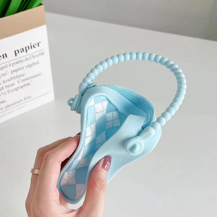 Mini Diamond Shaped Silicone Shoulder Bag