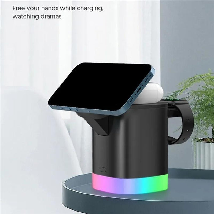 3 In 1 Magnetic Wireless Charger For Iphone Iwatch Airpods