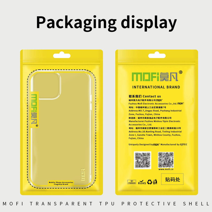 For Iphone 15 Ming Series Ultra-Thin Tpu Phone Case Transparent