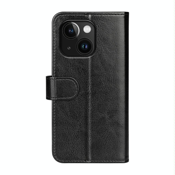 For Iphone 15 Texture Horizontal Flip Leather Phone Case