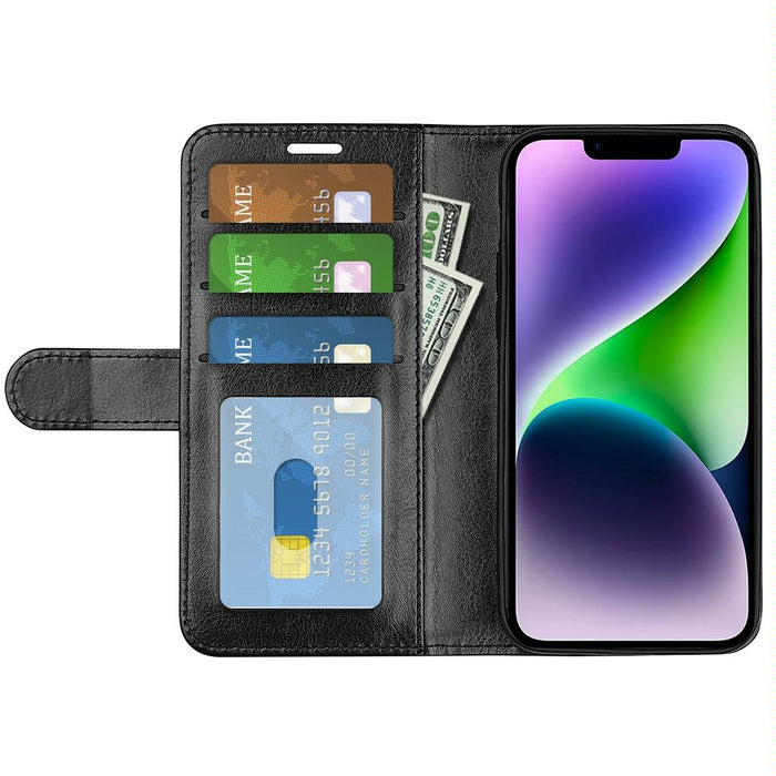 For Iphone 15 Texture Horizontal Flip Leather Phone Case