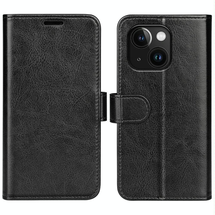 For Iphone 15 Texture Horizontal Flip Leather Phone Case