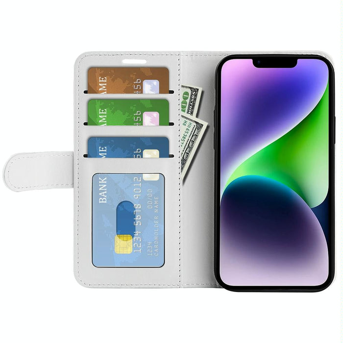 For Iphone 15 Texture Horizontal Flip Leather Phone Case