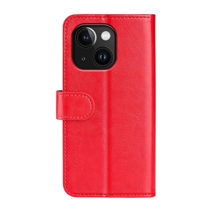 For Iphone 15 Texture Horizontal Flip Leather Phone Case