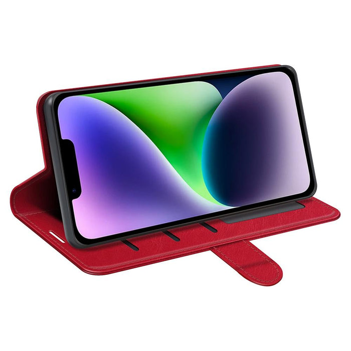 For Iphone 15 Texture Horizontal Flip Leather Phone Case