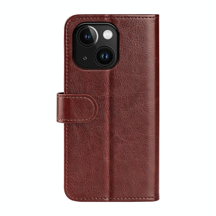 For Iphone 15 Texture Horizontal Flip Leather Phone Case