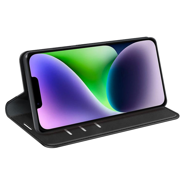 For Iphone 15 Retro-Skin Magnetic Suction Leather Phone Case