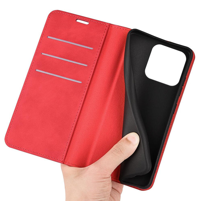 For Iphone 15 Retro-Skin Magnetic Suction Leather Phone Case