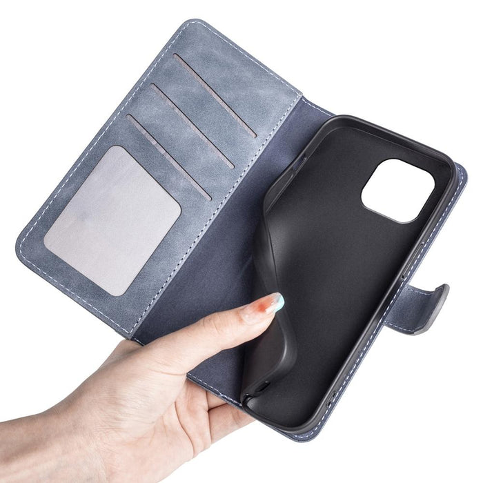 For Iphone 15 Stitching Horizontal Flip Leather Phone Case