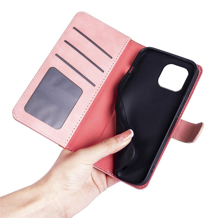 For Iphone 15 Stitching Horizontal Flip Leather Phone Case