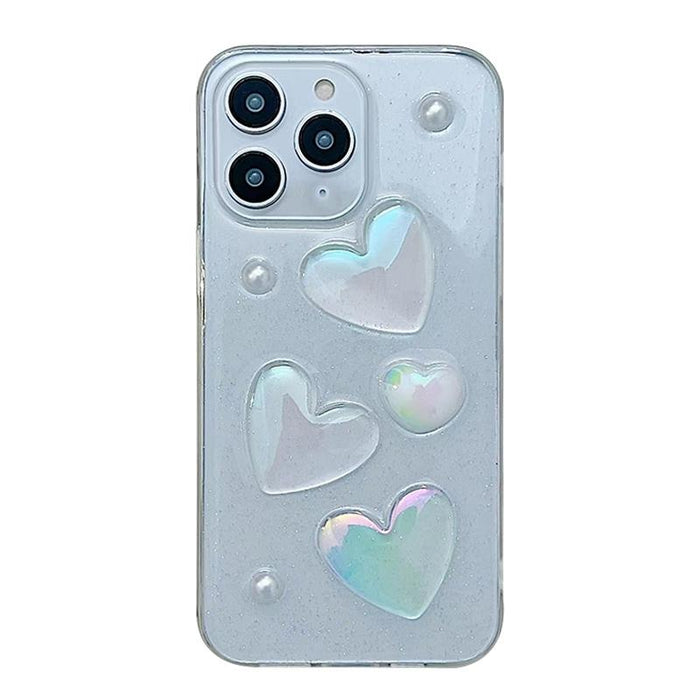 For Iphone 15 Love Epoxy Tpu Phone Case