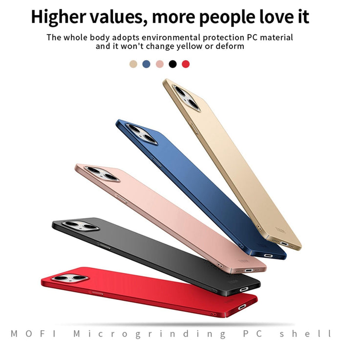 For Iphone 15 Frosted Pc Ultra-Thin Hard Phone Case
